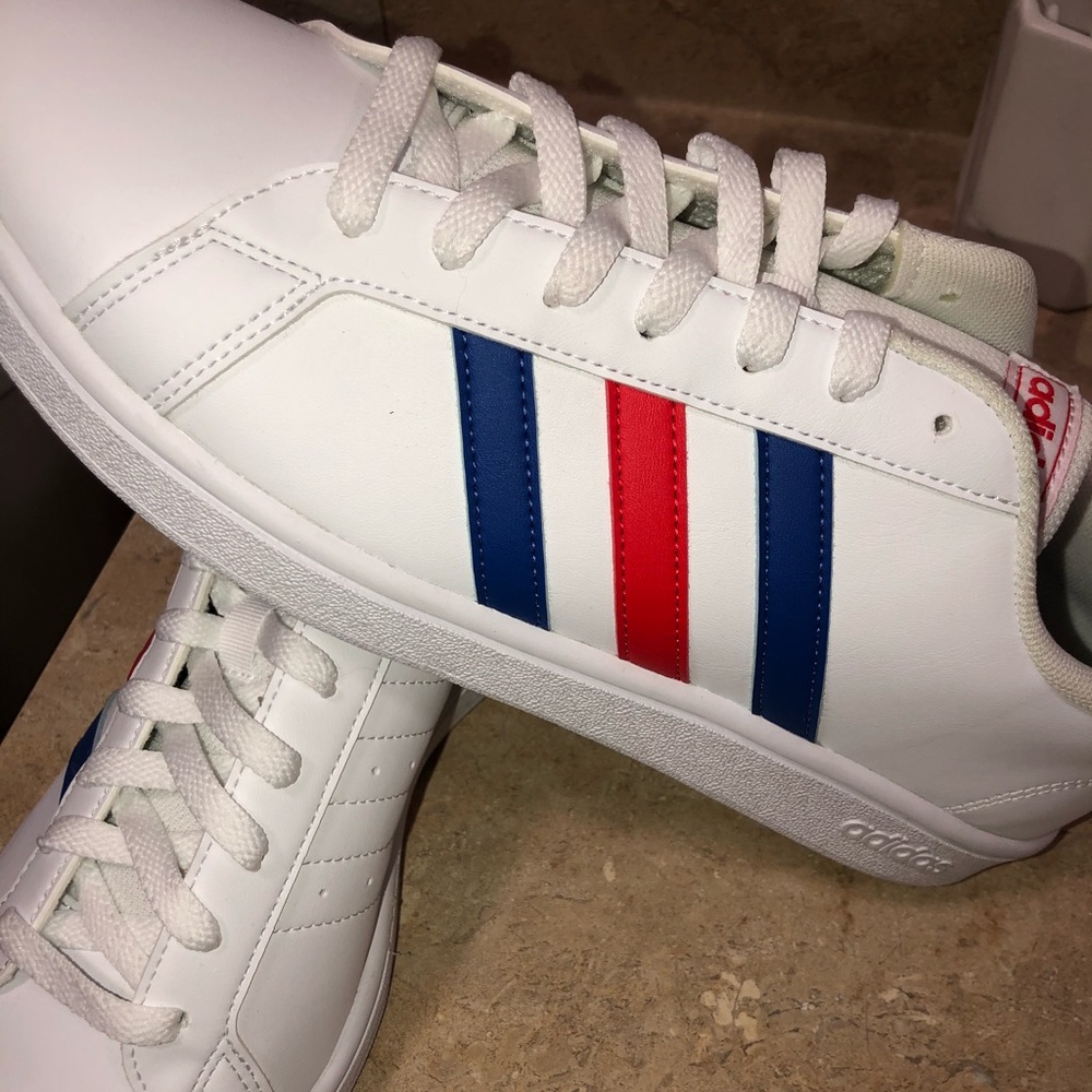 Red White and Blue Adidas